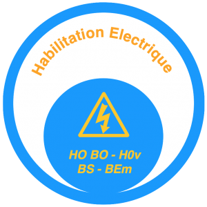 Macaron habilitation électrique HO BO- H0v. BS - BEm.